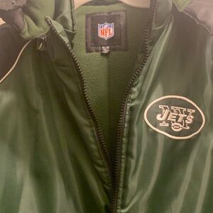 NFL Jets Dark Green Zip-Up Jacket